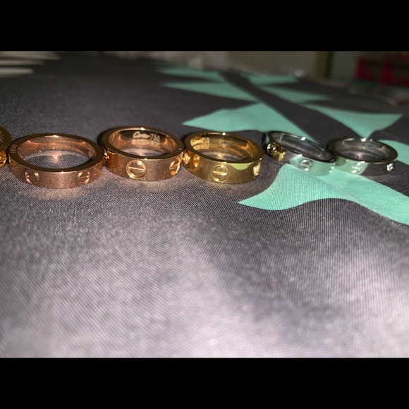Set of Love Rings - Picture 3 of 4